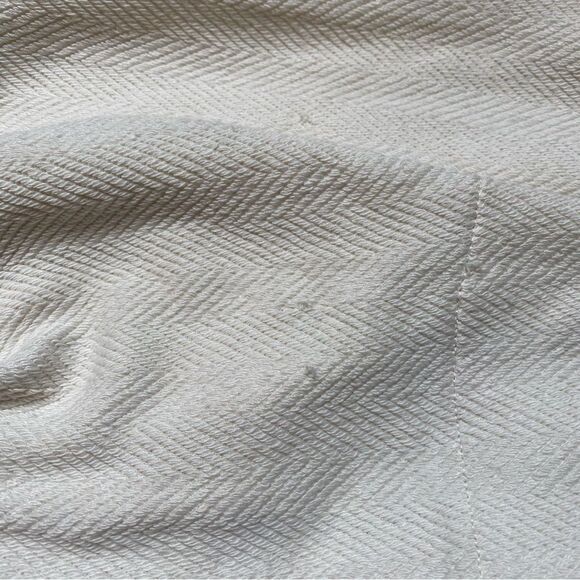 Madewell Brushed Harringbone Jacquard Turtleneck Top Cream Size XS - Picture 6 of 11